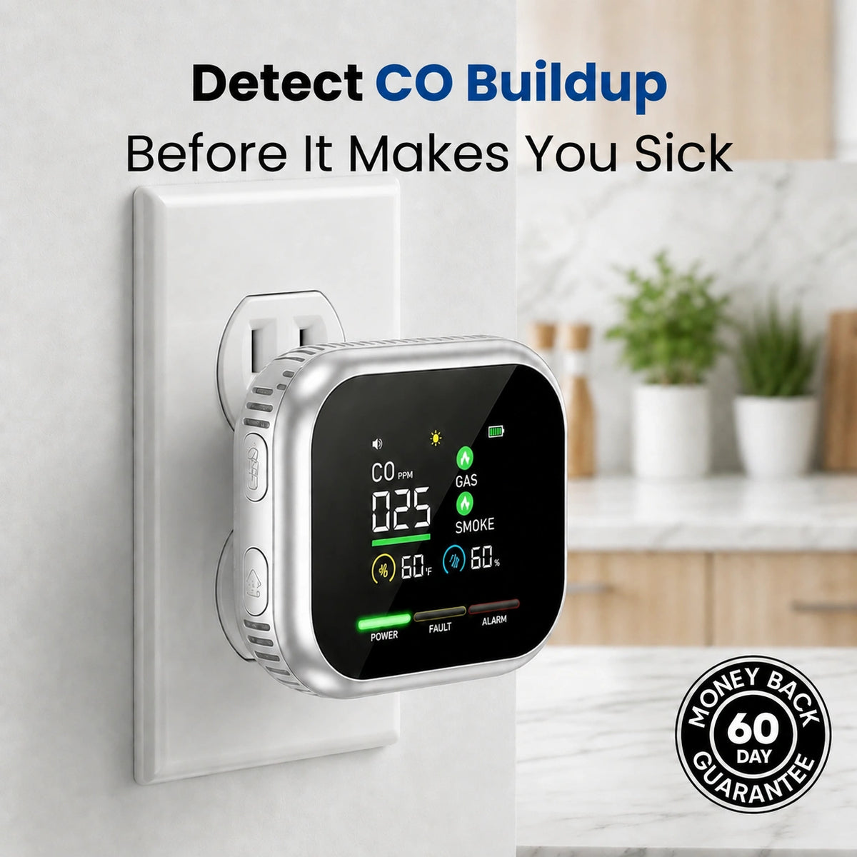 Nexvur™ 5 In 1 CO Detector
