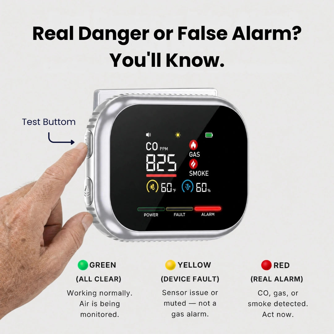Nexvur™ 5 In 1 CO Detector